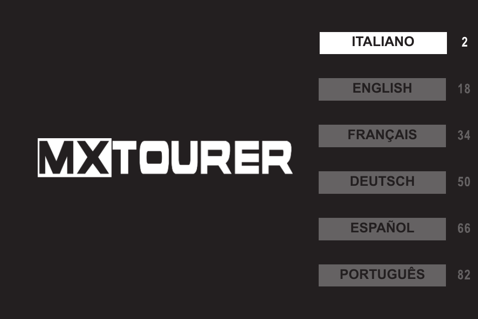 SUOMY MX Tourer User Manual | Page 3 / 99