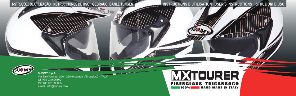 SUOMY MX Tourer User Manual | Page 99 / 99