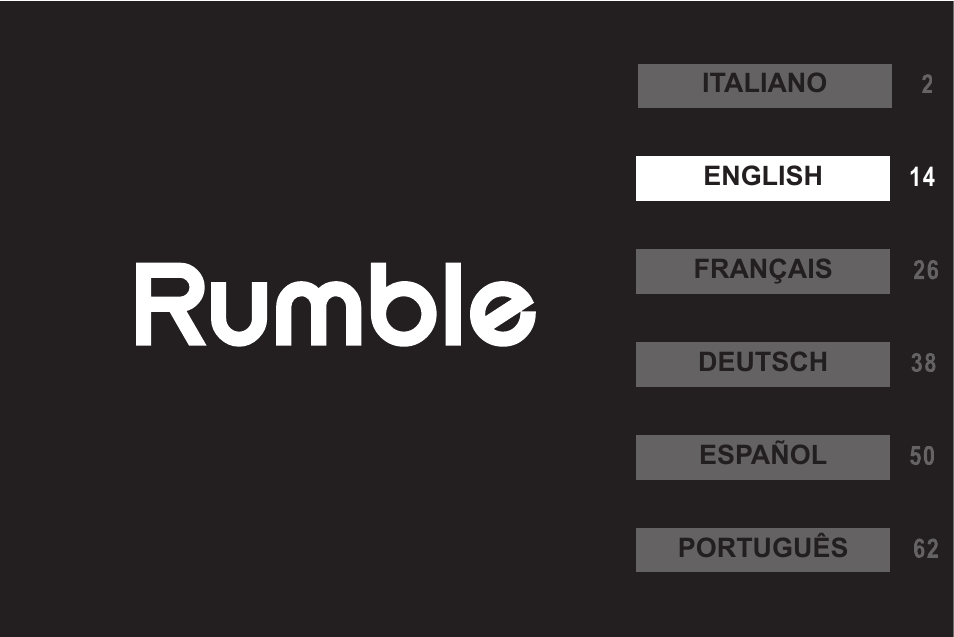 Rumble | SUOMY Rumble User Manual | Page 15 / 76
