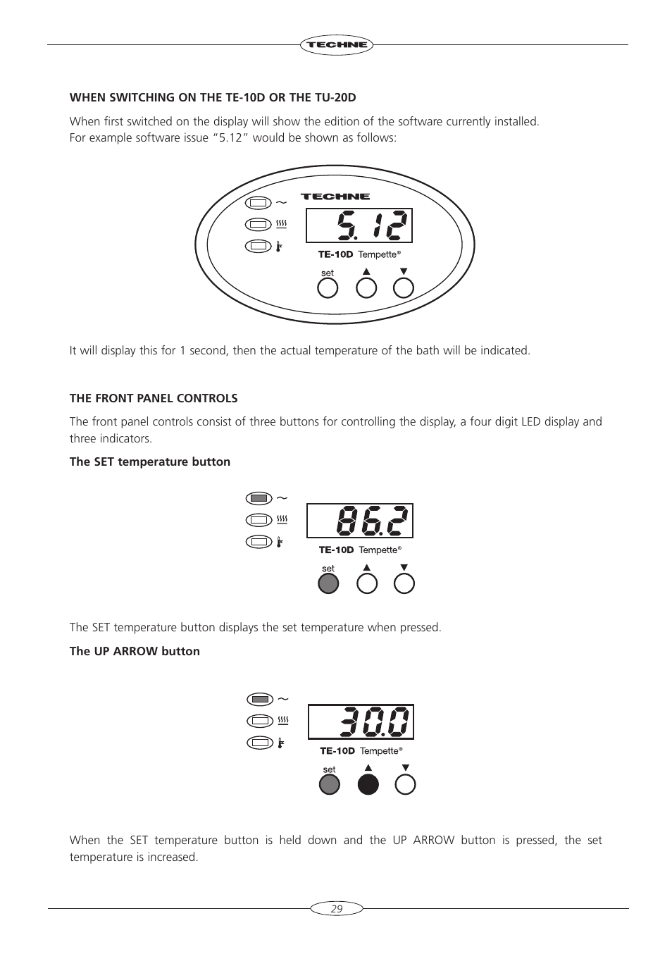 Techne TU-20D User Manual | Page 29 / 40