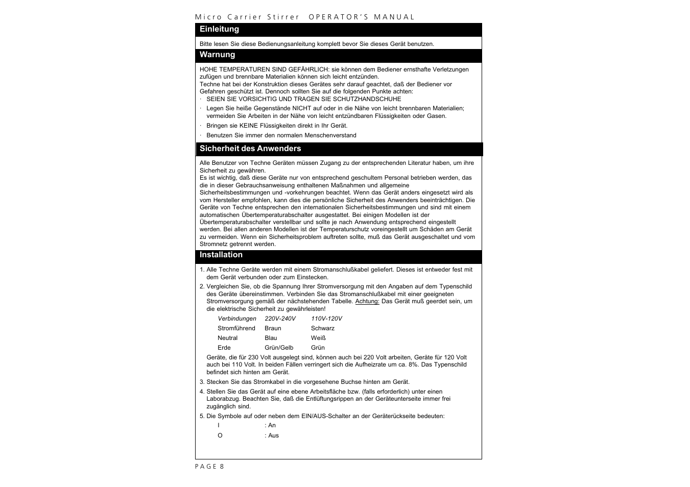 Techne MCS-104XL User Manual | Page 10 / 28