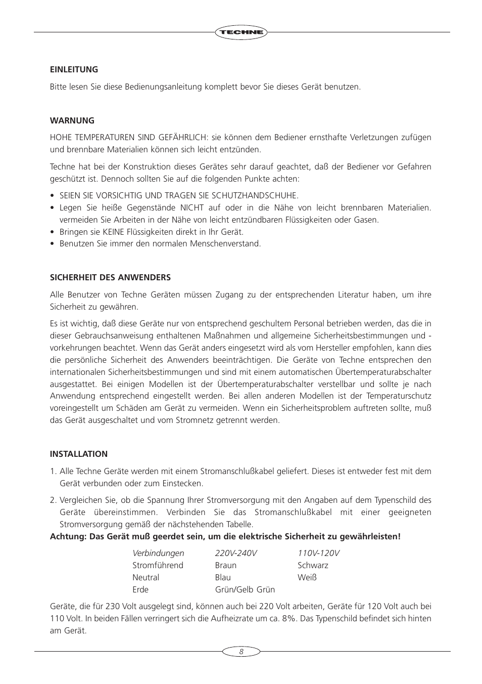 Techne DB-2TC User Manual | Page 10 / 36
