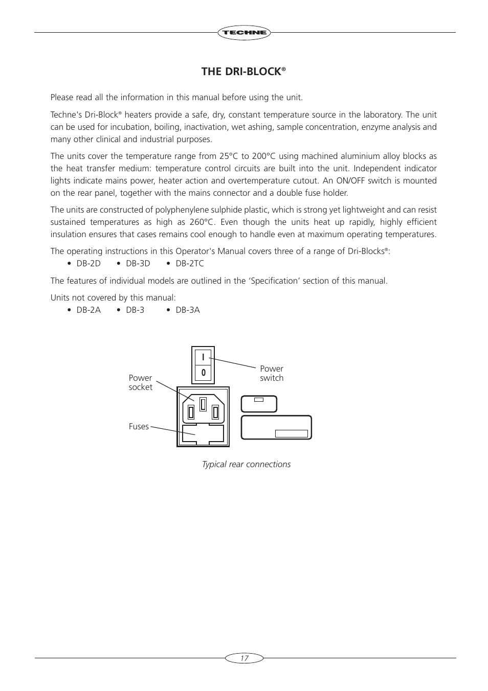 The dri-block | Techne DB-2TC User Manual | Page 19 / 36