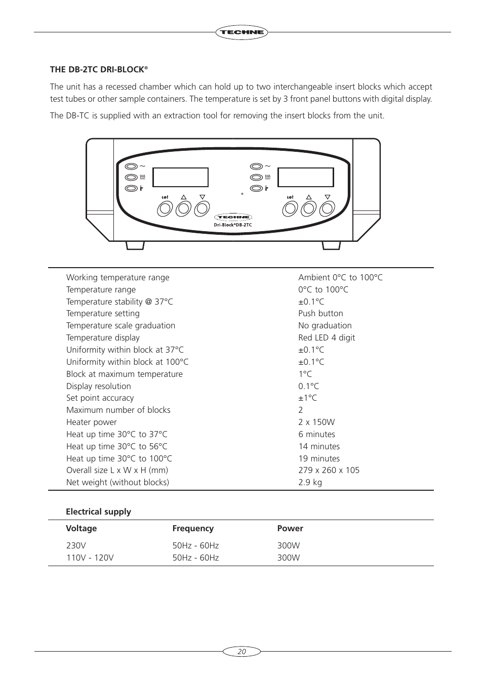 Techne DB-2TC User Manual | Page 22 / 36