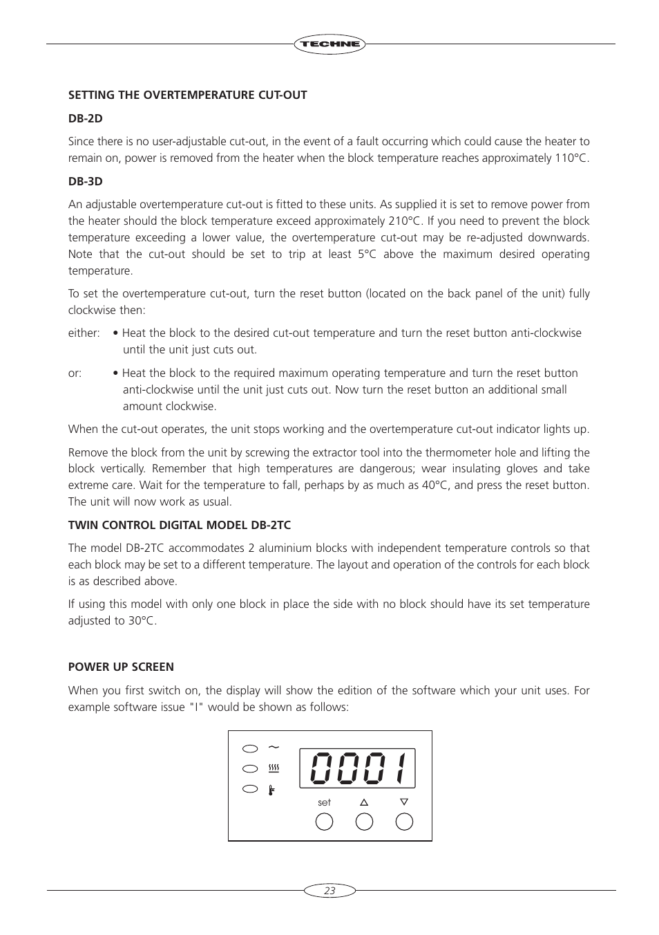Techne DB-2TC User Manual | Page 25 / 36