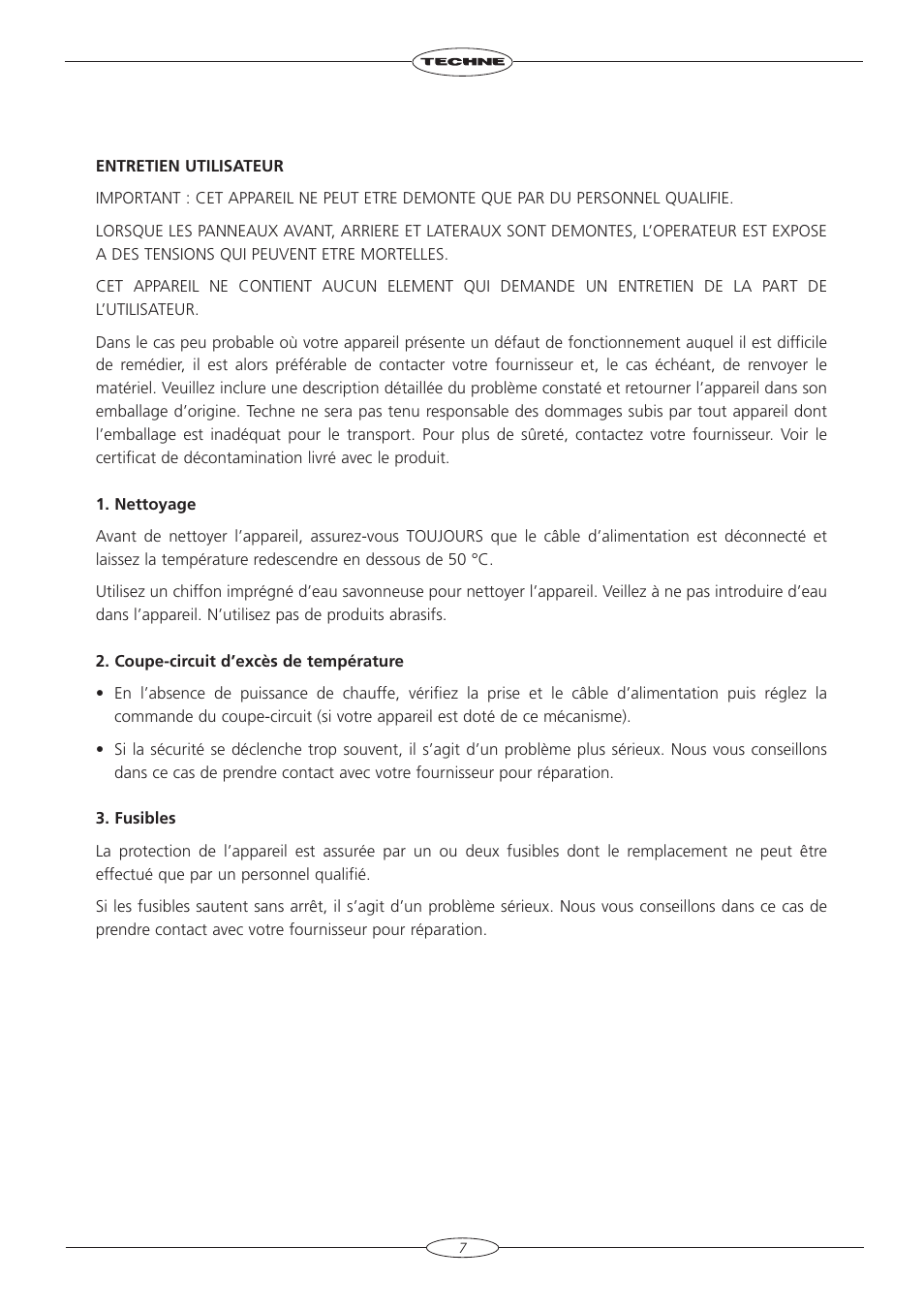 Techne DB-2TC User Manual | Page 9 / 36
