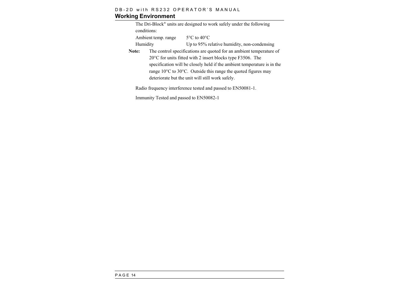 Techne RS232 User Manual | Page 16 / 24