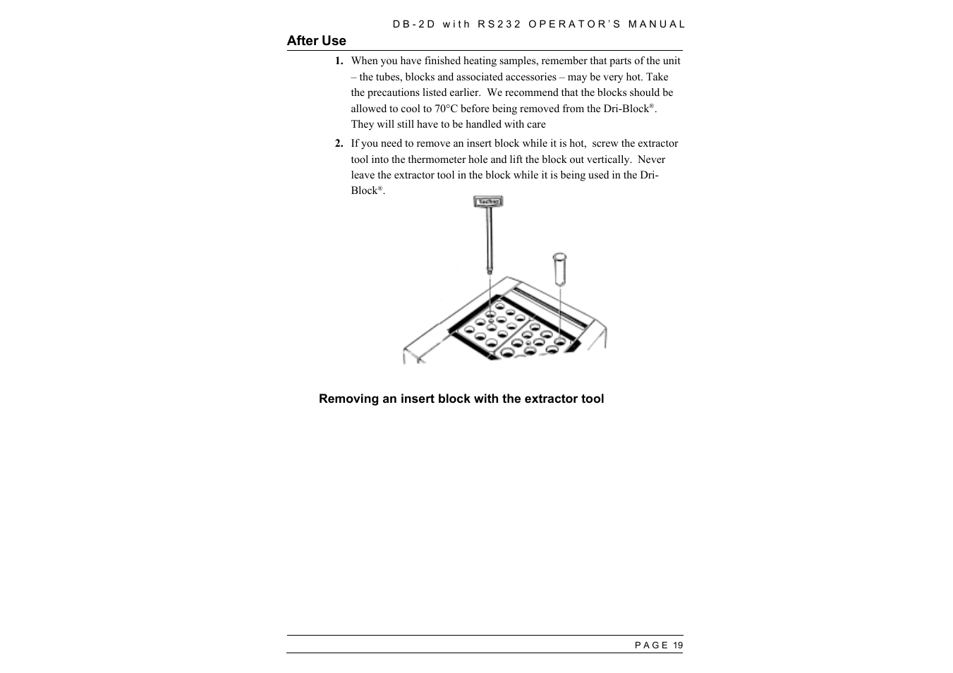 Techne RS232 User Manual | Page 21 / 24