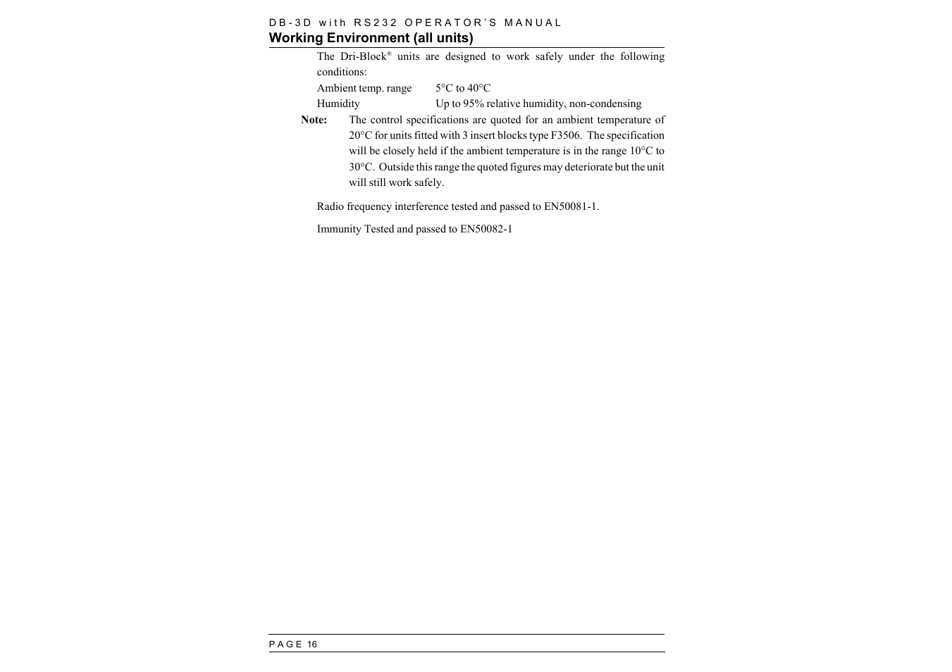Techne RS232 User Manual | Page 18 / 30
