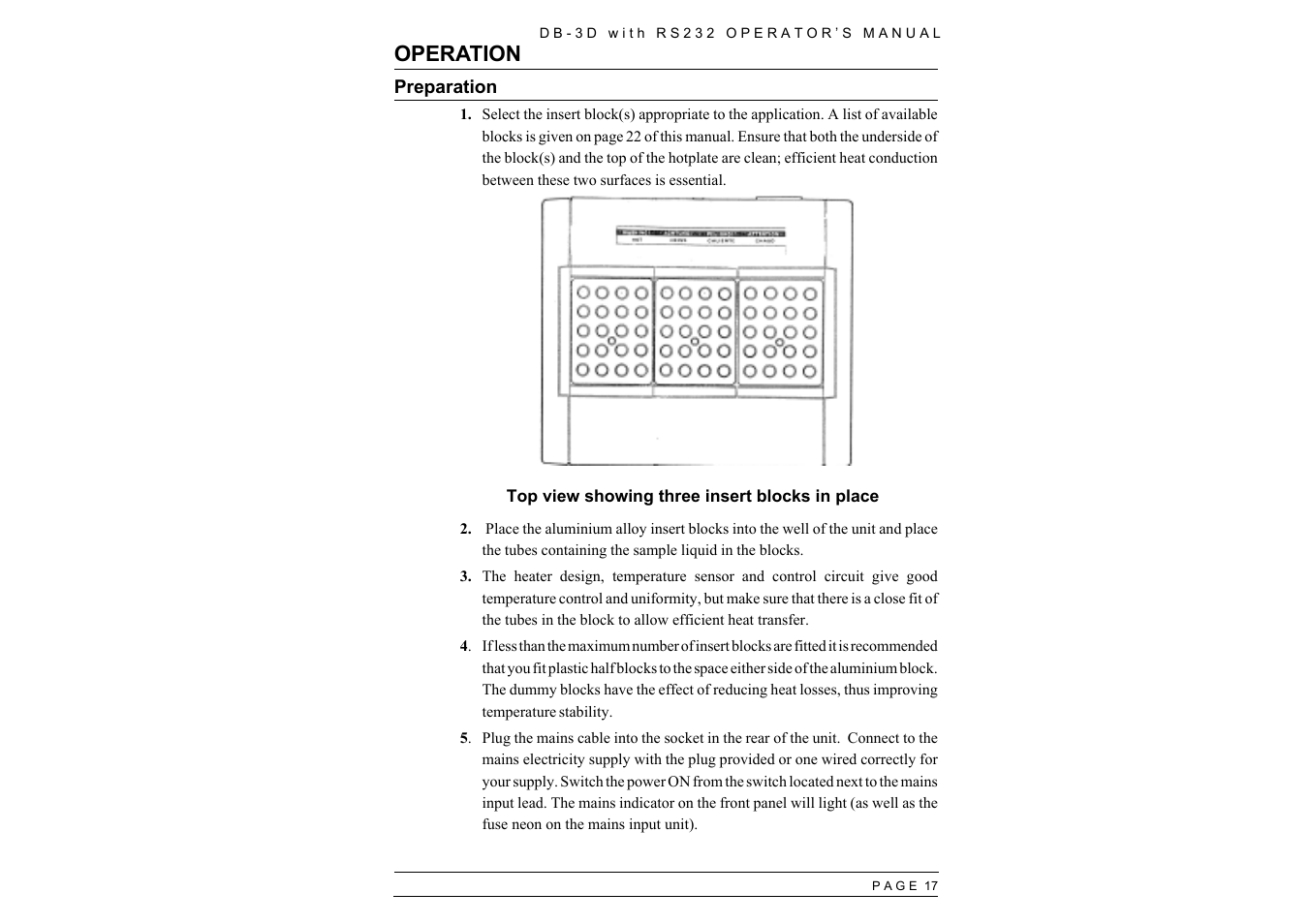 Operation | Techne RS232 User Manual | Page 19 / 30