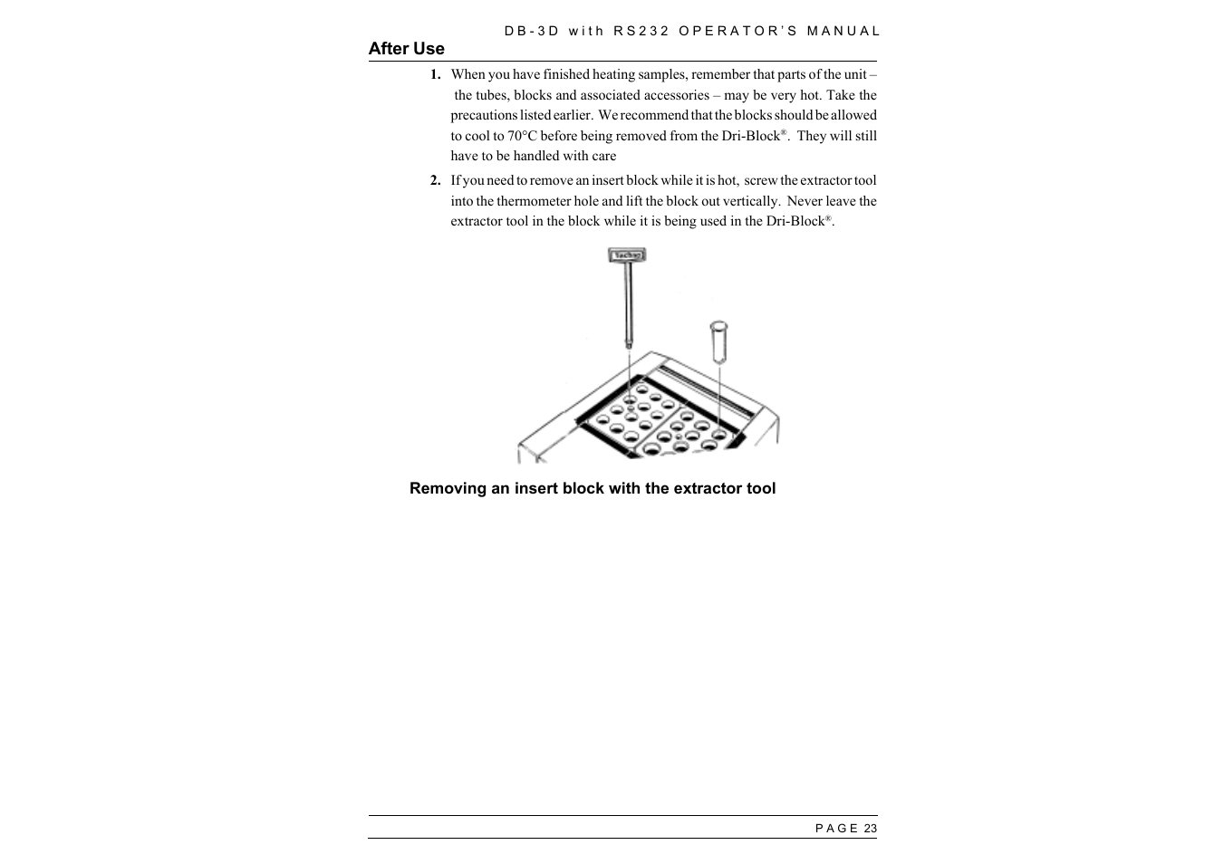 Techne RS232 User Manual | Page 25 / 30