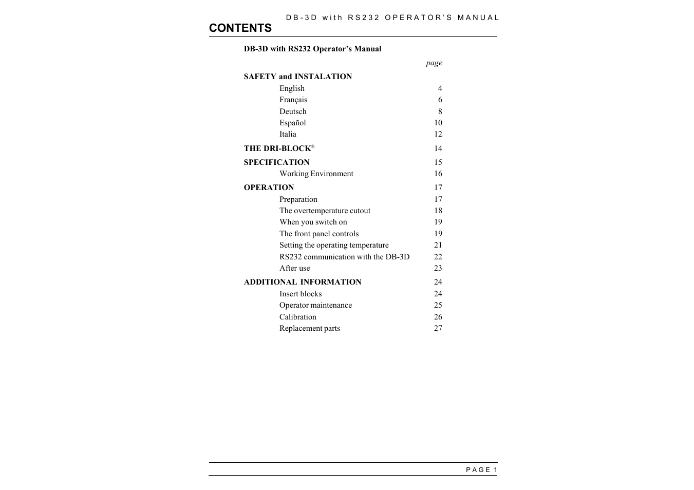 Techne RS232 User Manual | Page 3 / 30