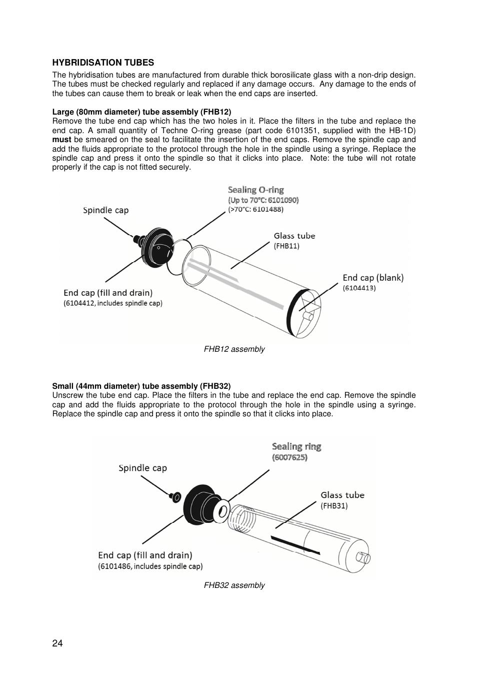 Techne HB-1D User Manual | Page 24 / 31