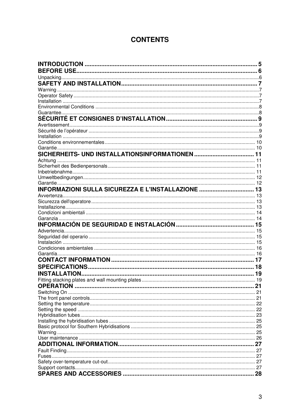 Techne Hybrigene User Manual | Page 3 / 29