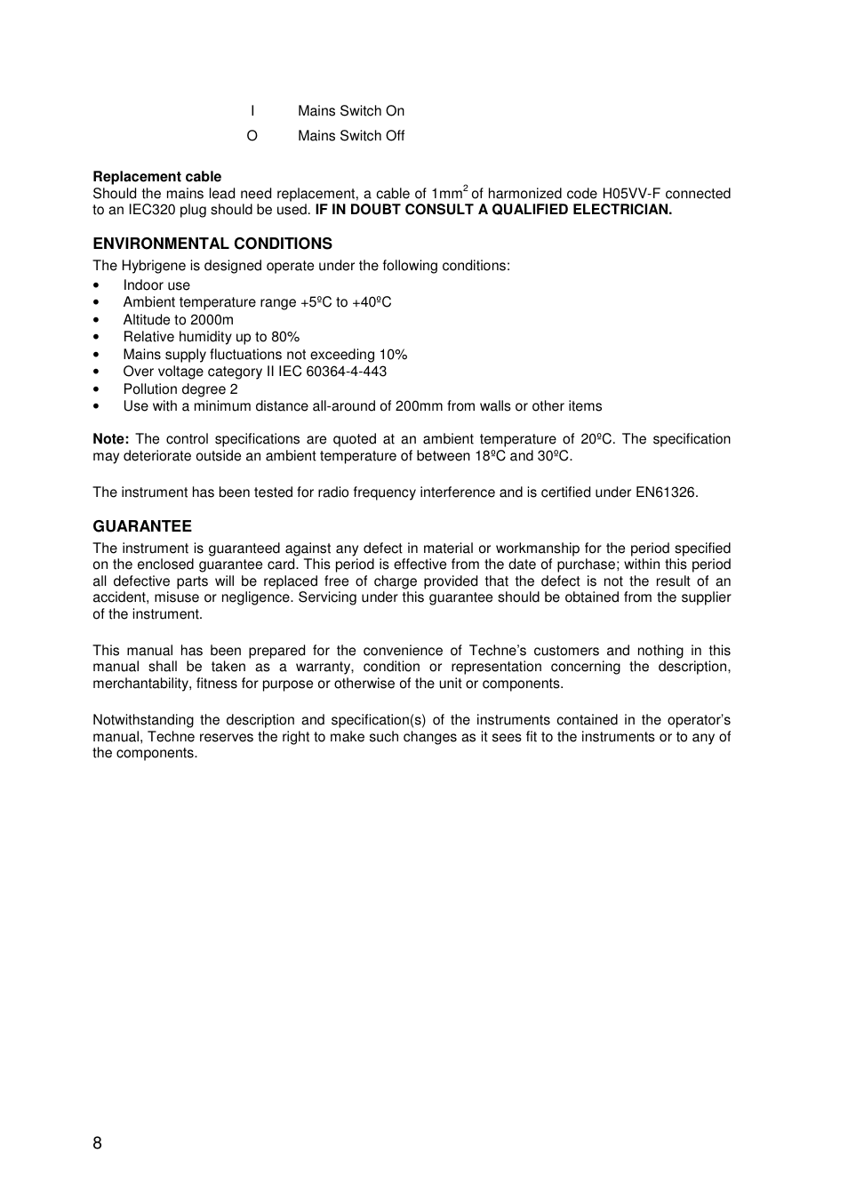 Techne Hybrigene User Manual | Page 8 / 29