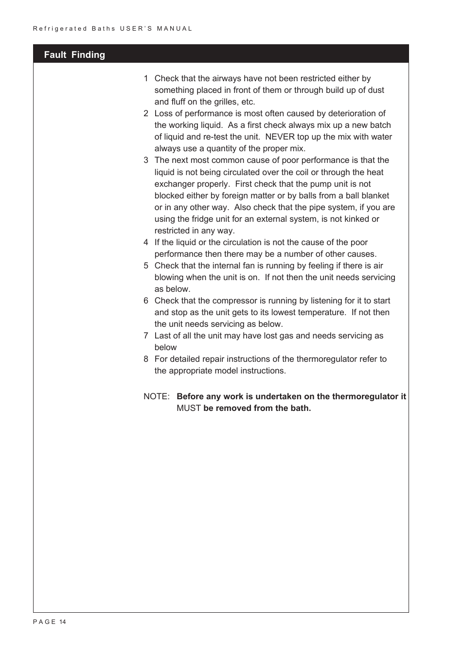 Techne RB-22A User Manual | Page 16 / 18