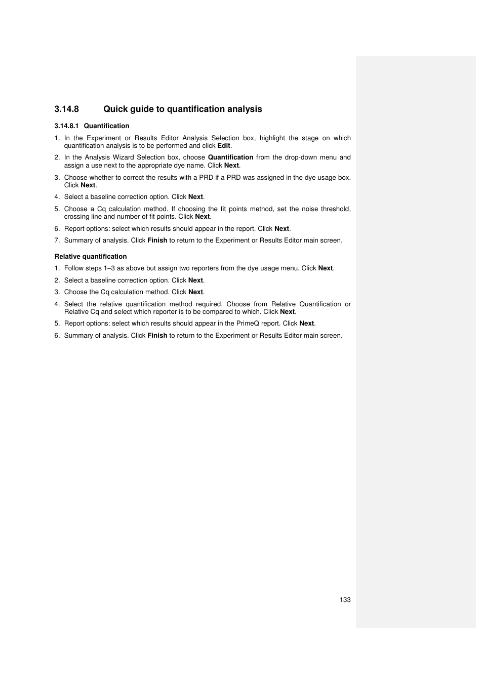 8 quick guide to quantification analysis | Techne PrimeQ User Manual | Page 133 / 181