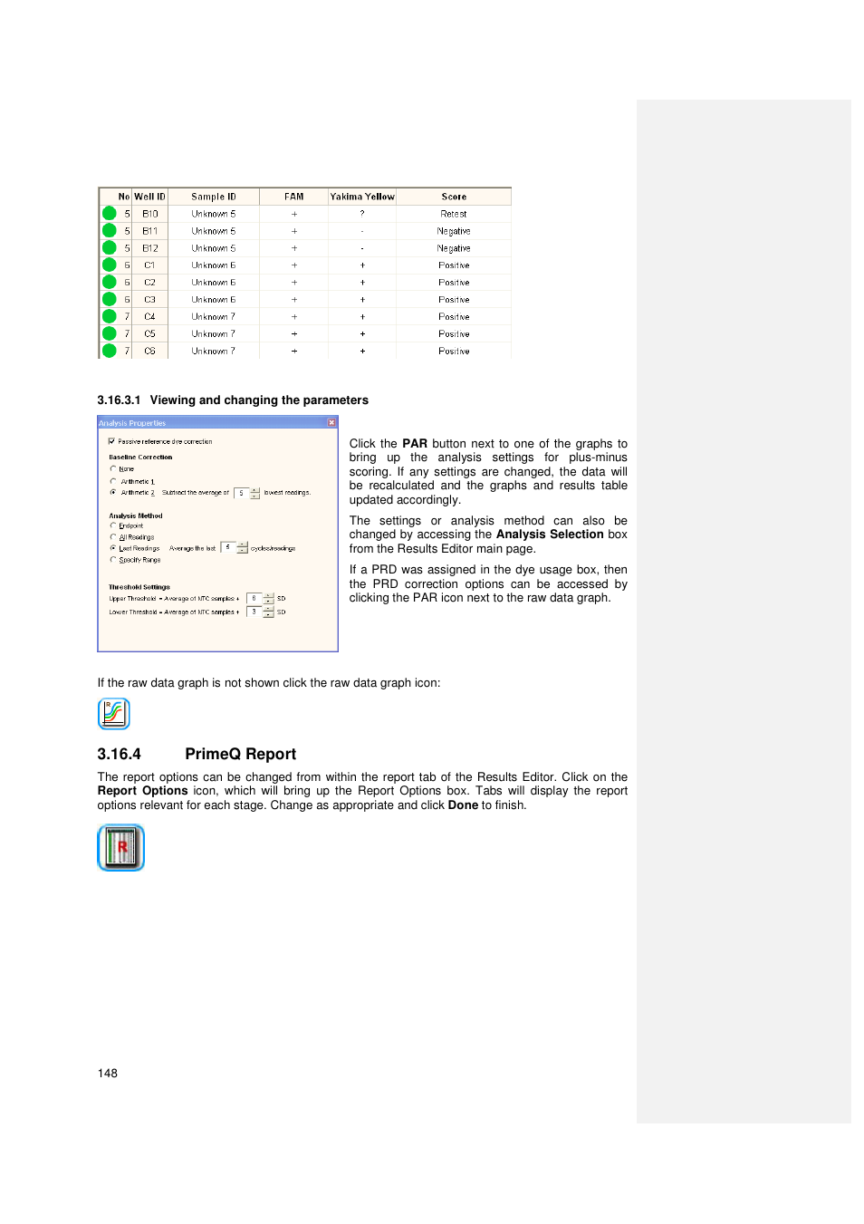 4 primeq report | Techne PrimeQ User Manual | Page 148 / 181