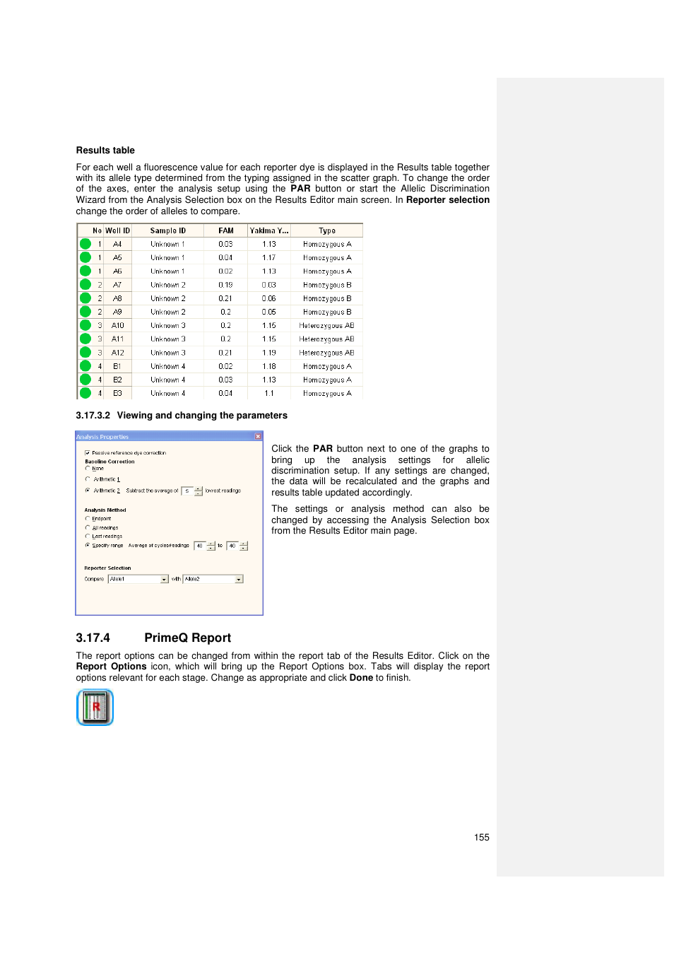 4 primeq report | Techne PrimeQ User Manual | Page 155 / 181