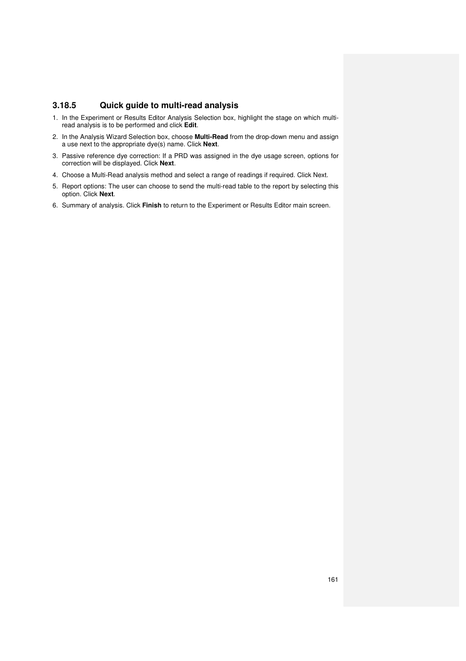 5 quick guide to multi-read analysis | Techne PrimeQ User Manual | Page 161 / 181