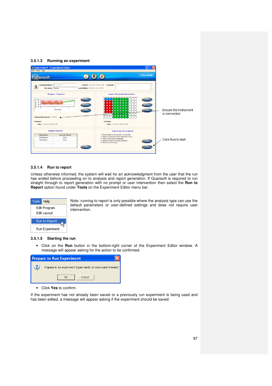 Techne PrimeQ User Manual | Page 87 / 181