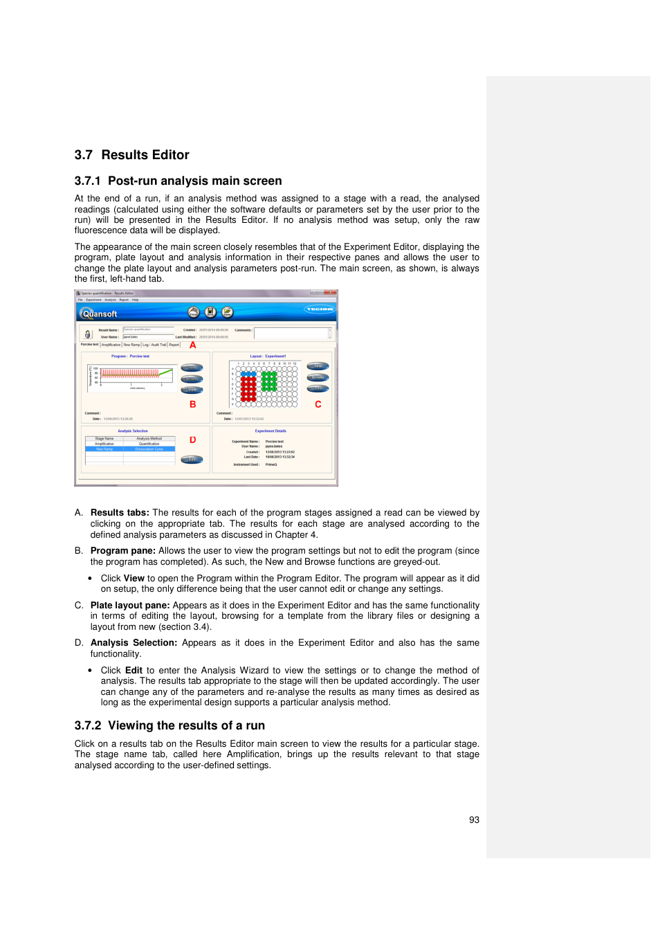 7 results editor | Techne PrimeQ User Manual | Page 93 / 181