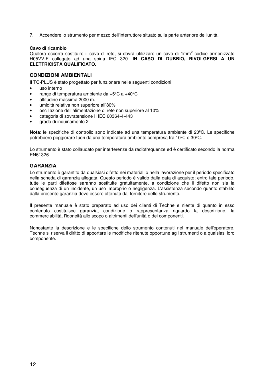 Techne TC-PLUS User Manual | Page 14 / 70