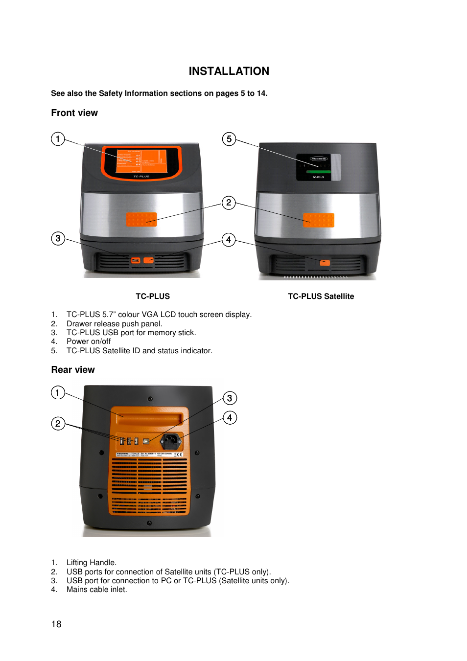 Installation | Techne TC-PLUS User Manual | Page 20 / 70