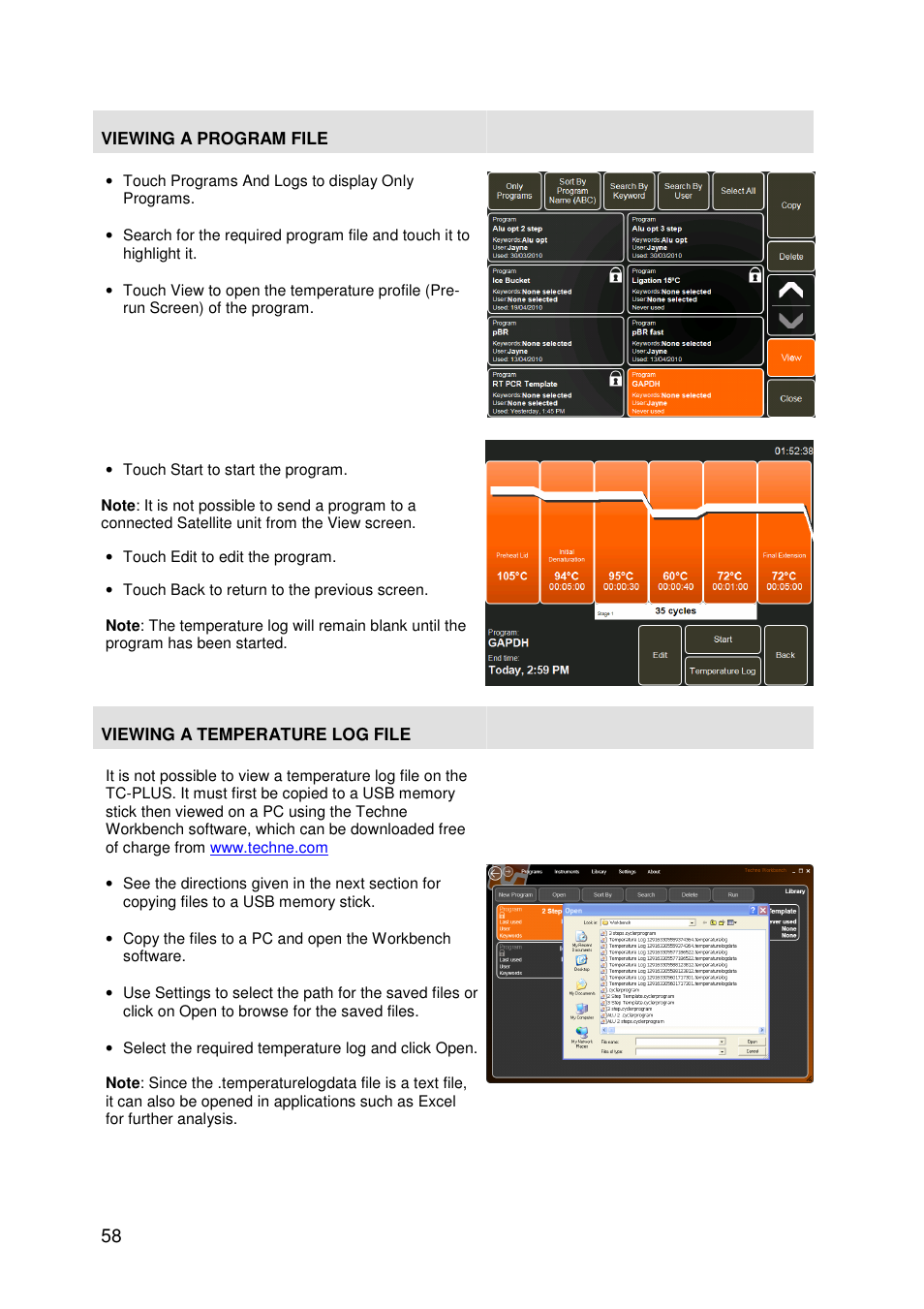 Techne TC-PLUS User Manual | Page 60 / 70