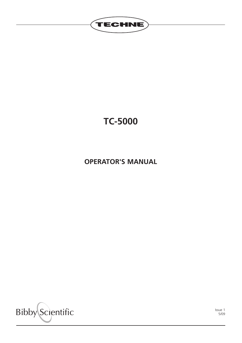 Techne TC-5000 User Manual | 54 pages