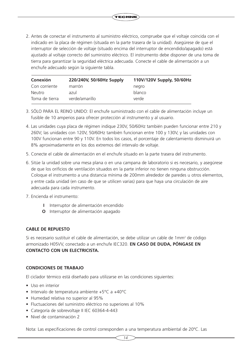 Techne TC-5000 User Manual | Page 15 / 54