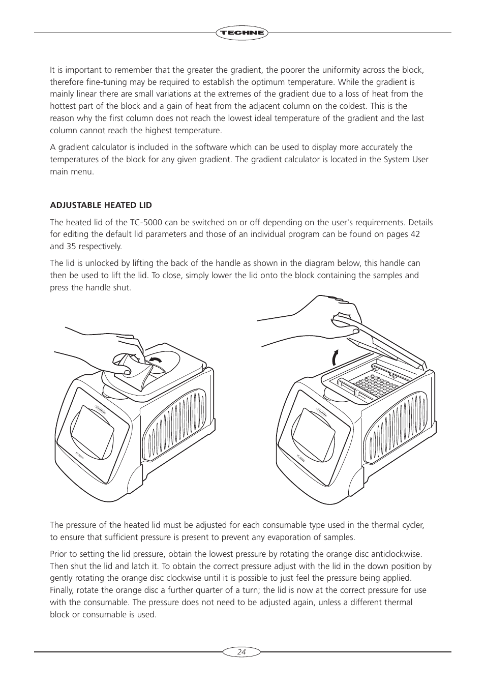 Techne TC-5000 User Manual | Page 25 / 54
