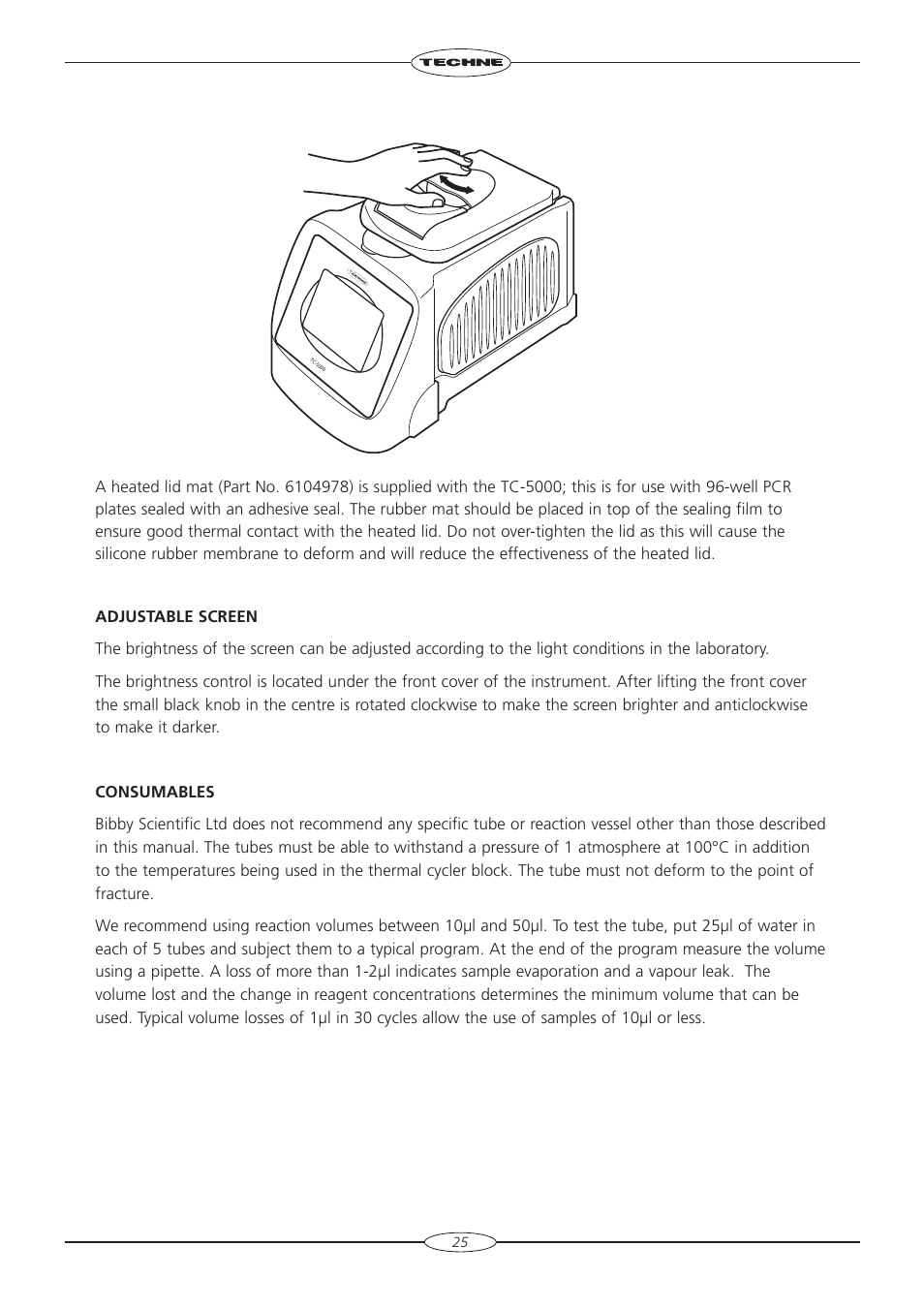 Techne TC-5000 User Manual | Page 26 / 54