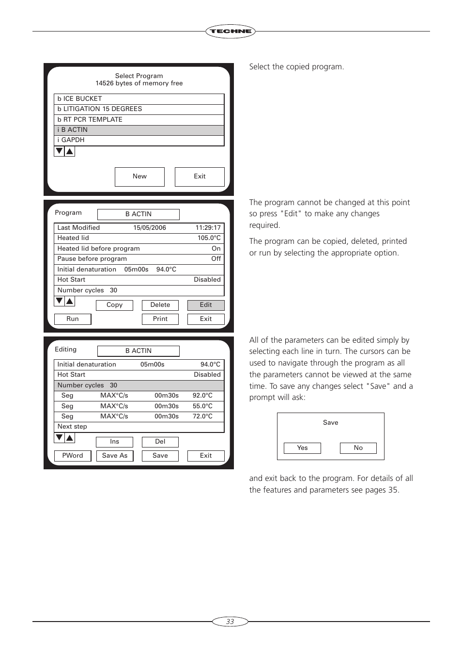 Techne TC-5000 User Manual | Page 34 / 54