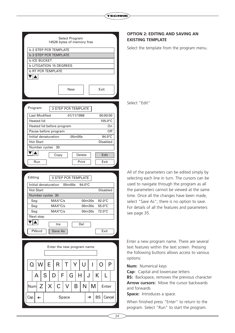 Techne TC-5000 User Manual | Page 35 / 54