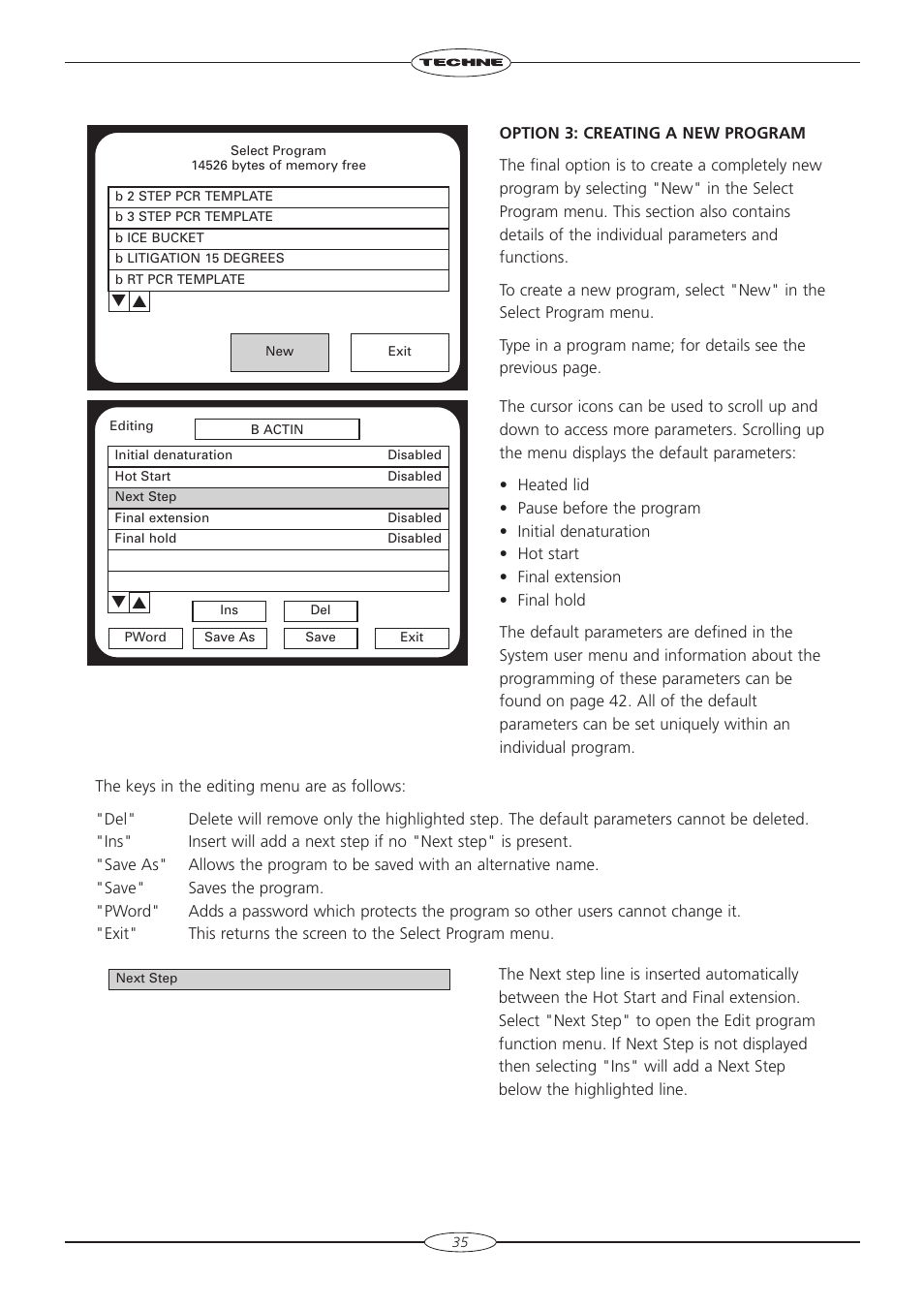 Techne TC-5000 User Manual | Page 36 / 54