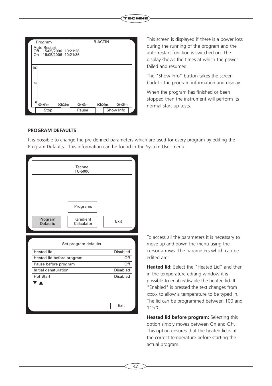 Techne TC-5000 User Manual | Page 43 / 54