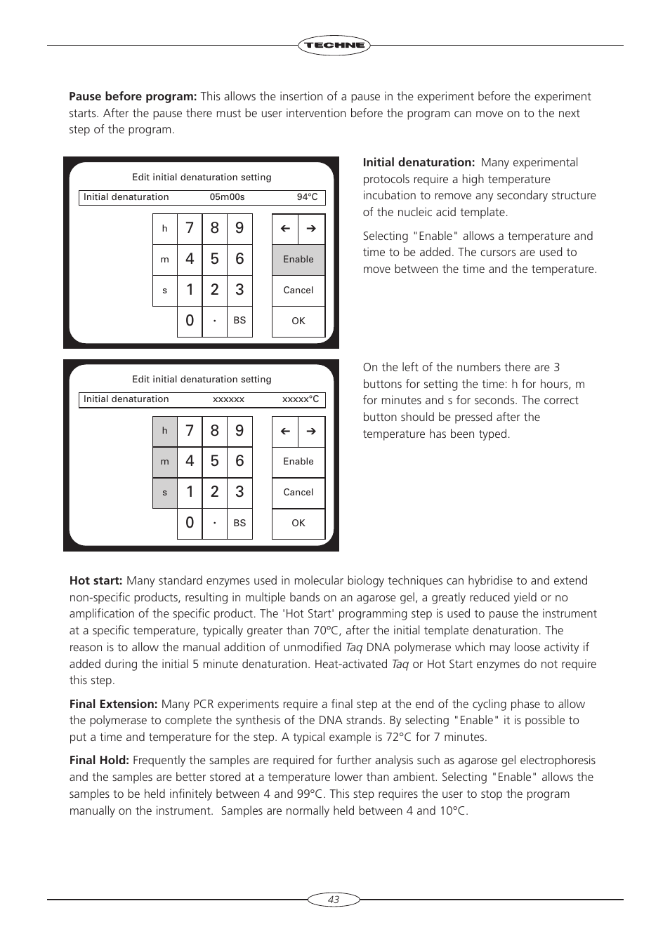 Techne TC-5000 User Manual | Page 44 / 54