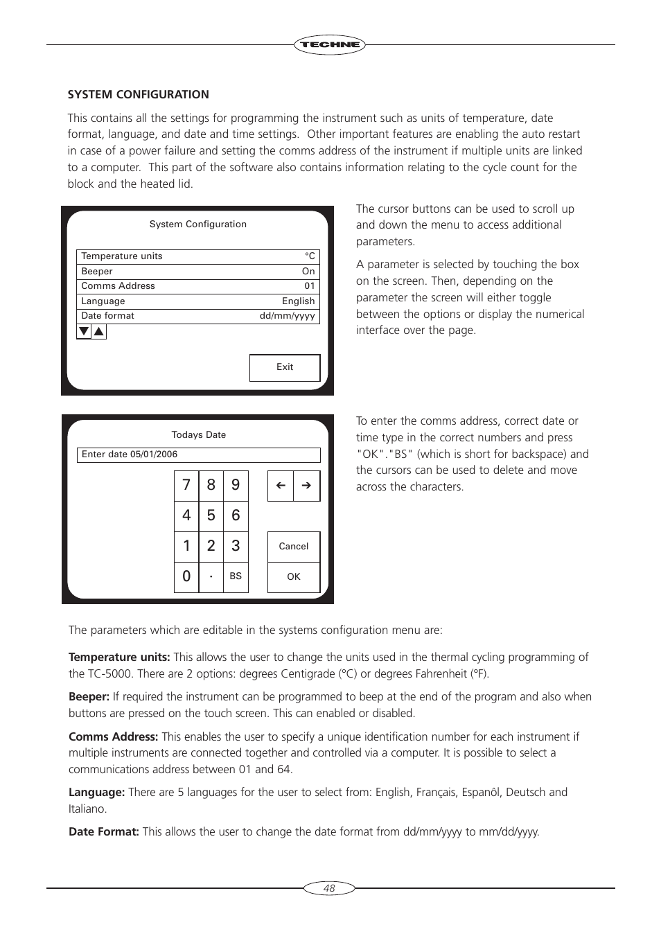Techne TC-5000 User Manual | Page 49 / 54