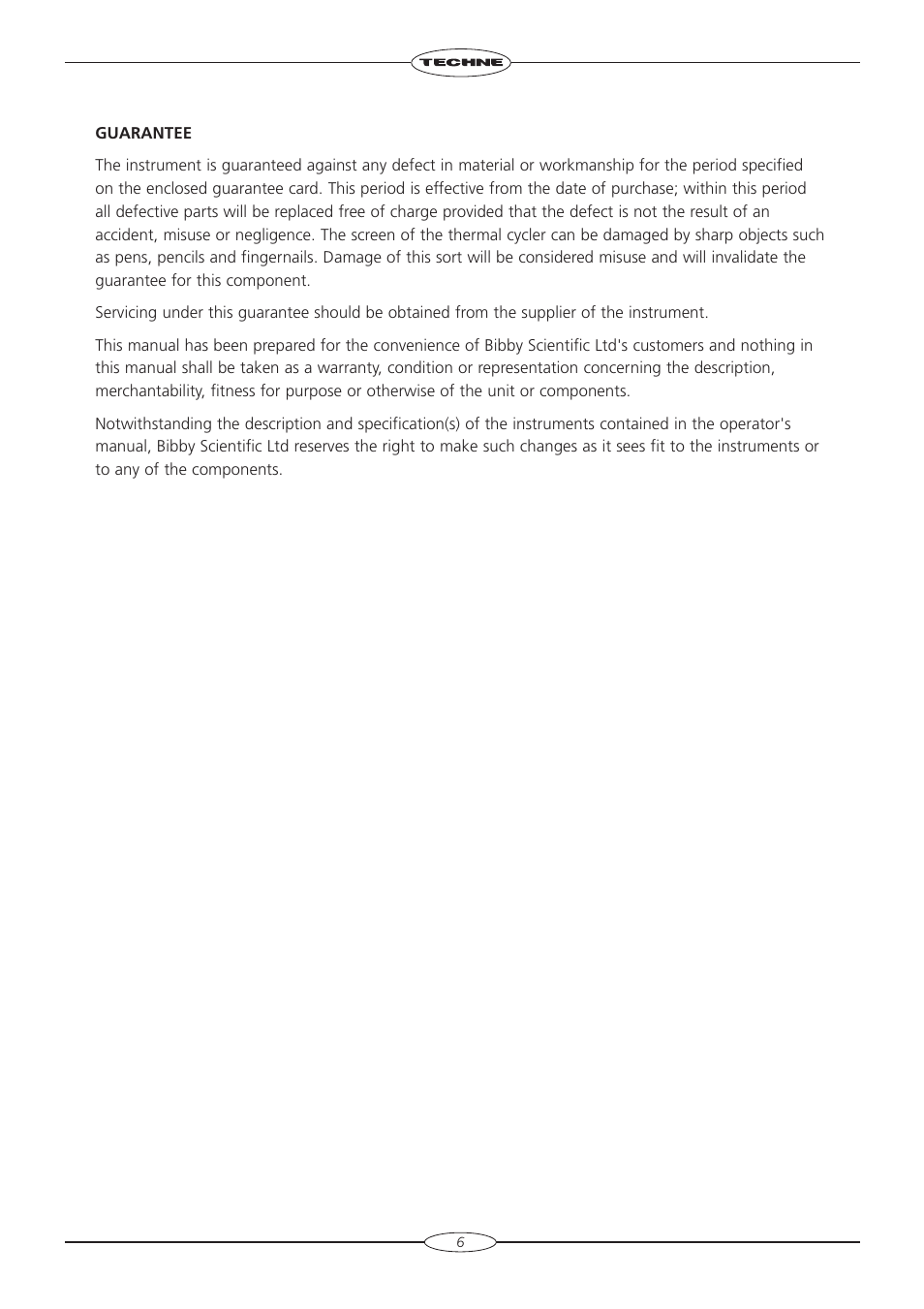 Techne TC-5000 User Manual | Page 7 / 54