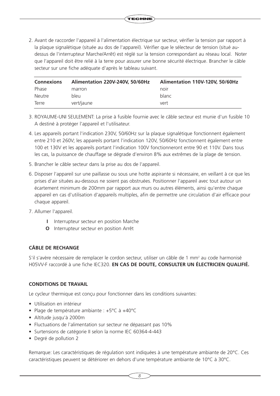 Techne TC-5000 User Manual | Page 9 / 54