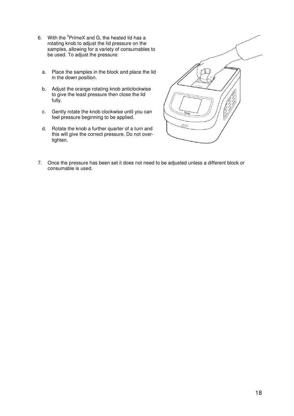 Techne 3PrimeG User Manual | Page 19 / 54