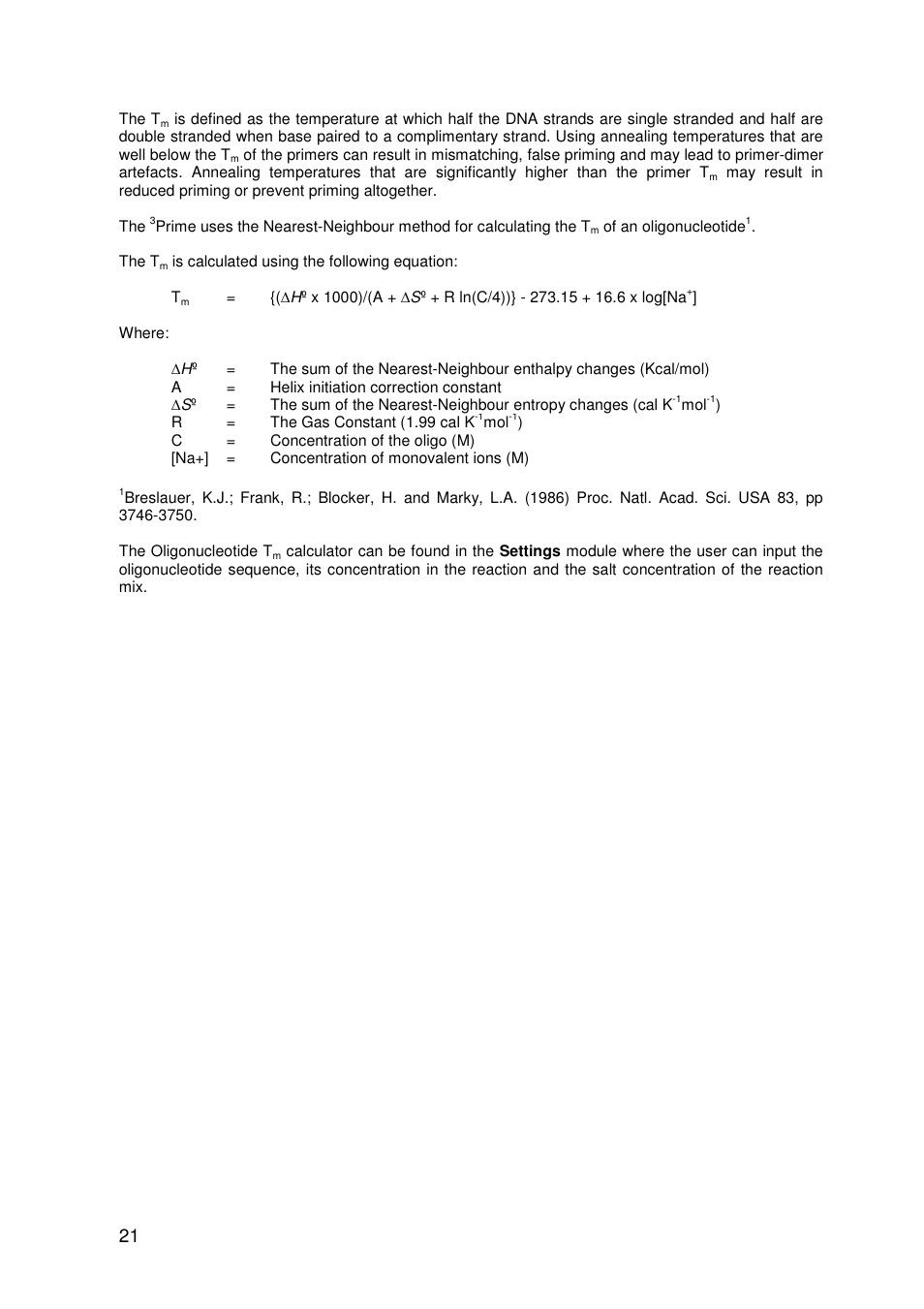 Techne 3PrimeG User Manual | Page 22 / 54