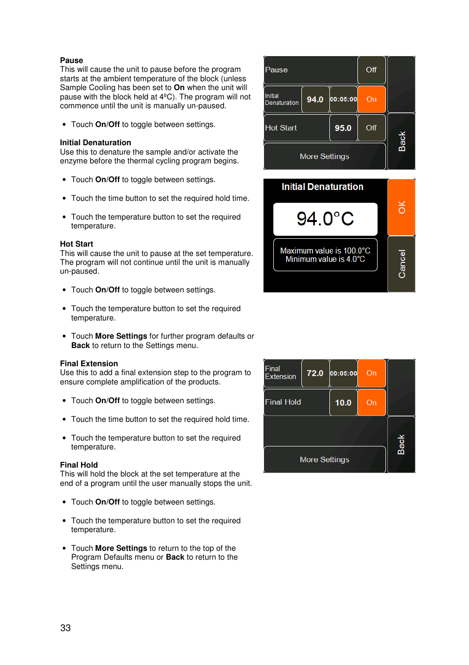Techne 3PrimeG User Manual | Page 34 / 54