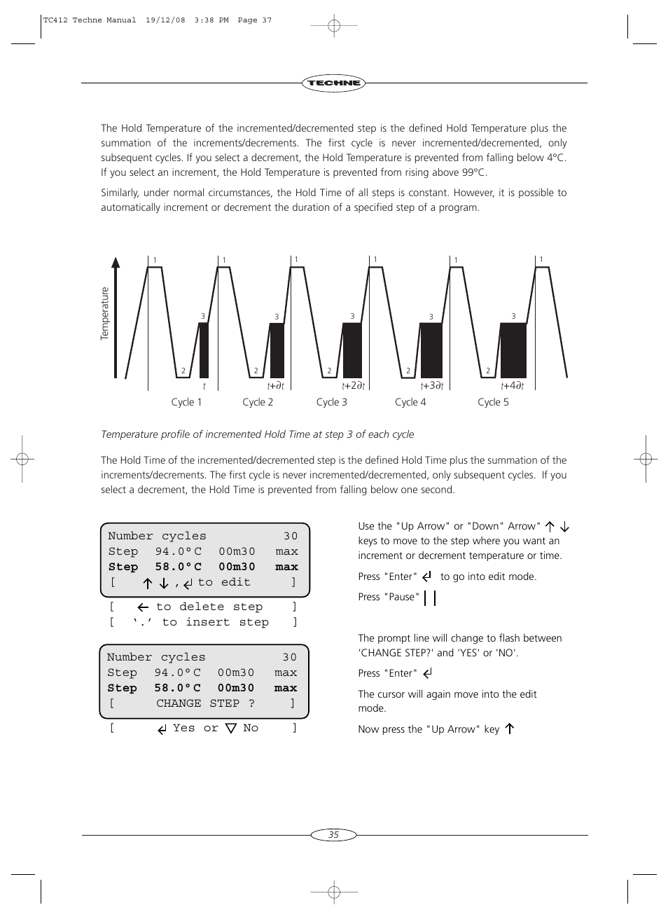 Techne TC-412 User Manual | Page 37 / 52