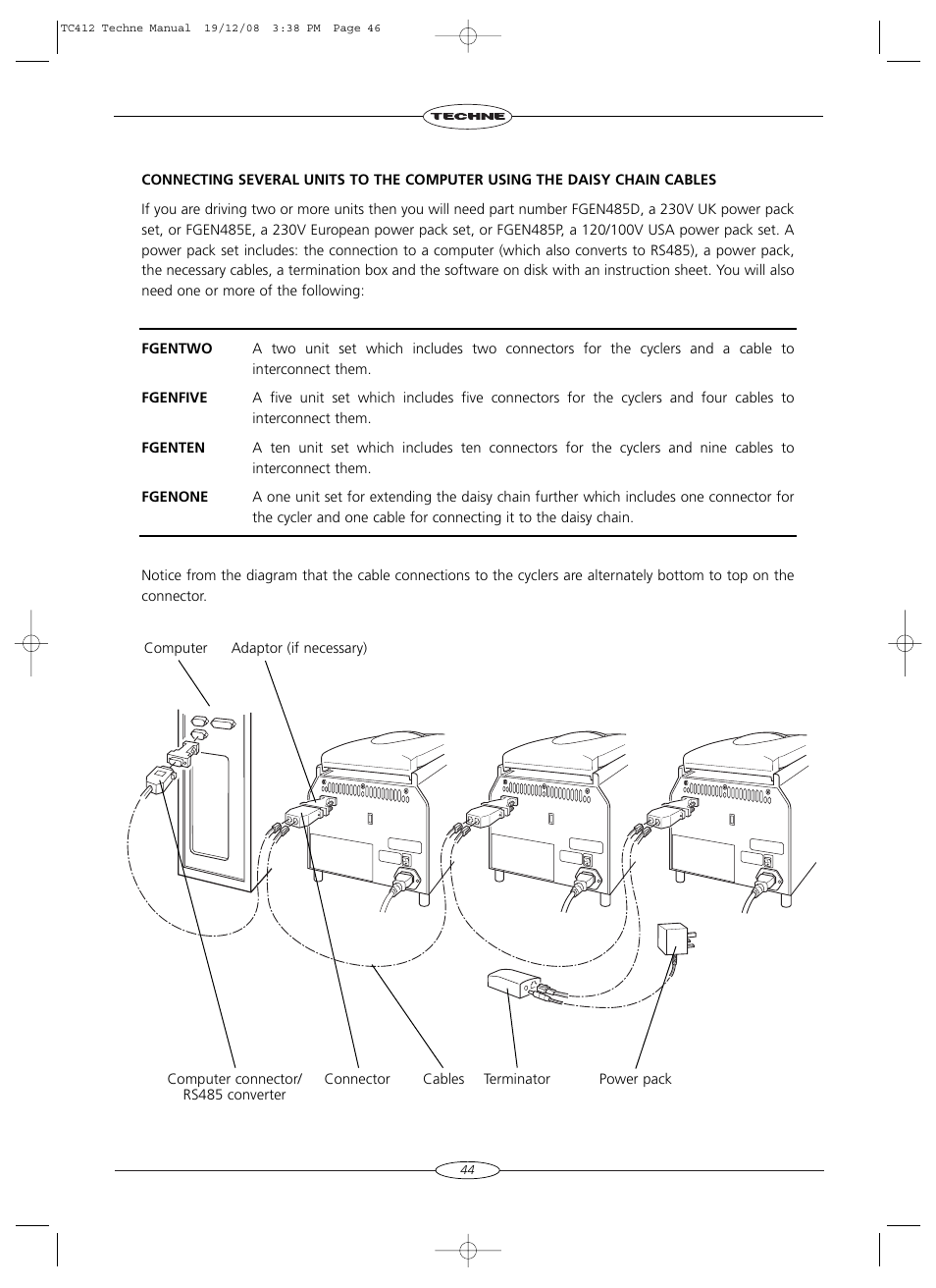 Techne TC-412 User Manual | Page 46 / 52