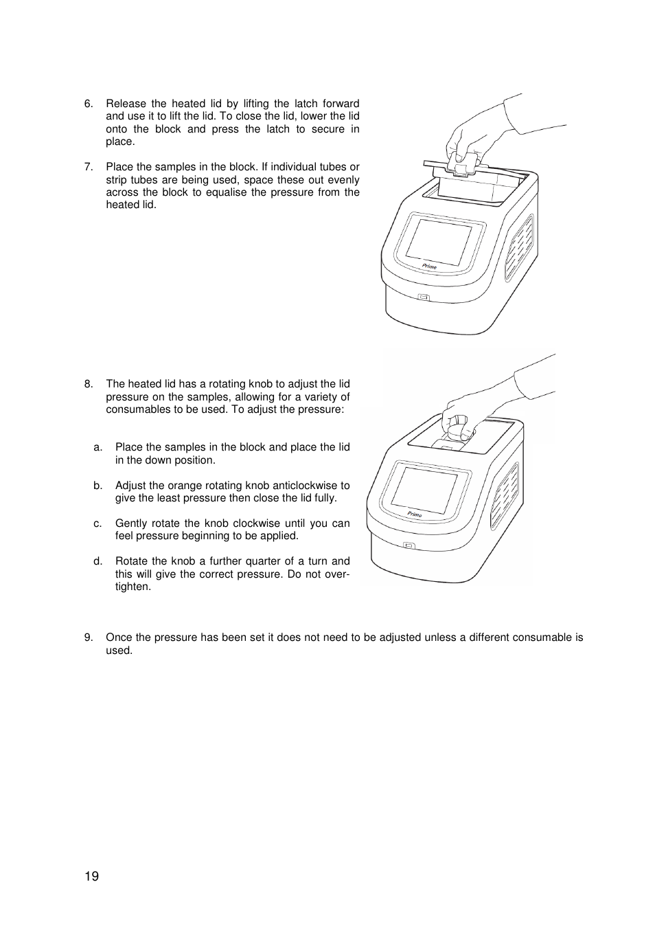 Techne PrimeG User Manual | Page 20 / 67