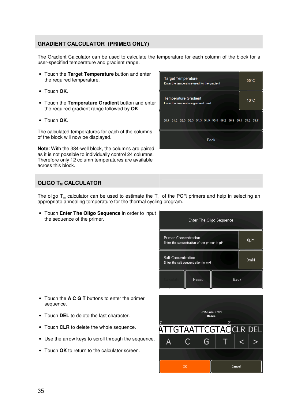 Techne PrimeG User Manual | Page 36 / 67