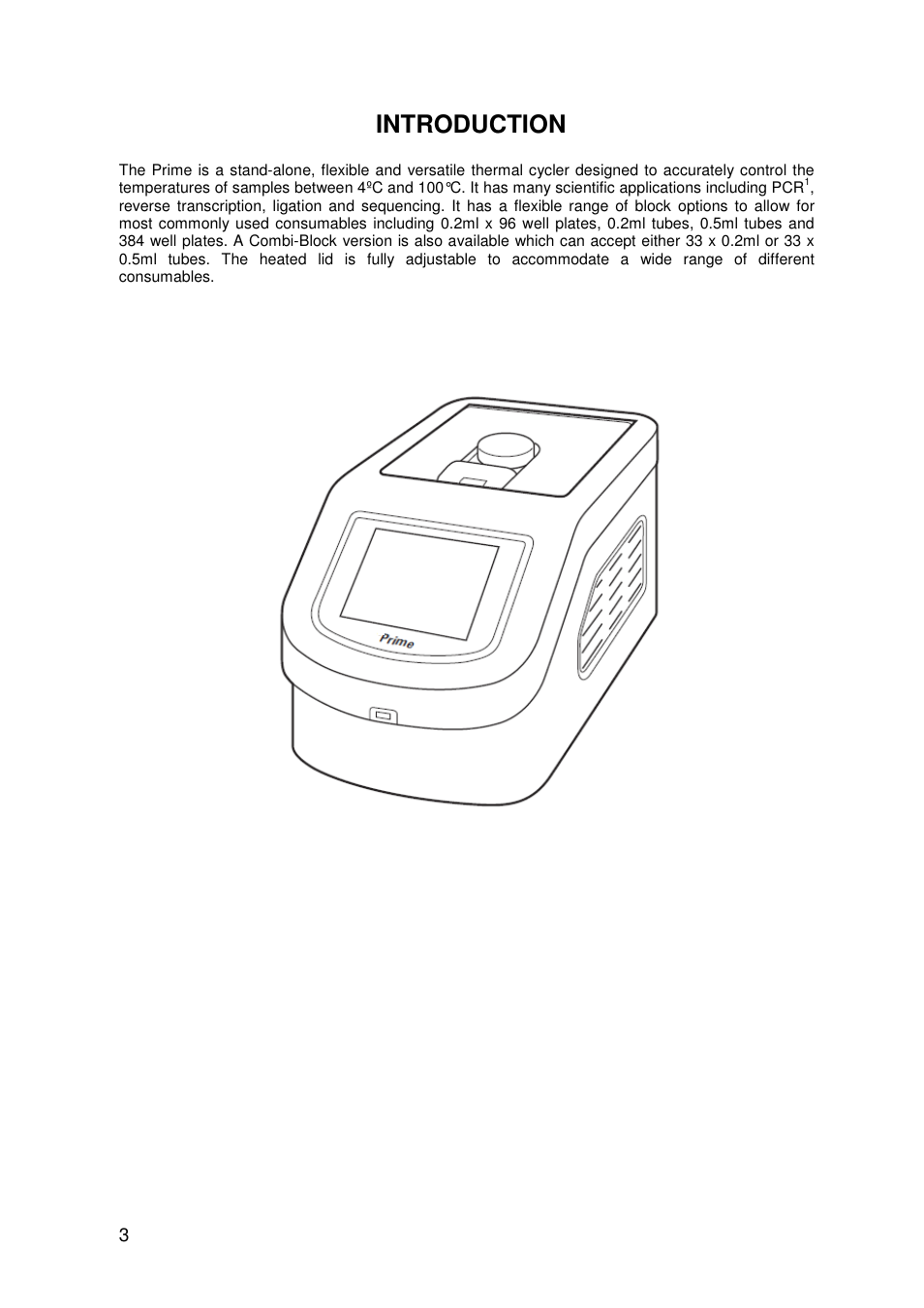 Introduction | Techne PrimeG User Manual | Page 4 / 67