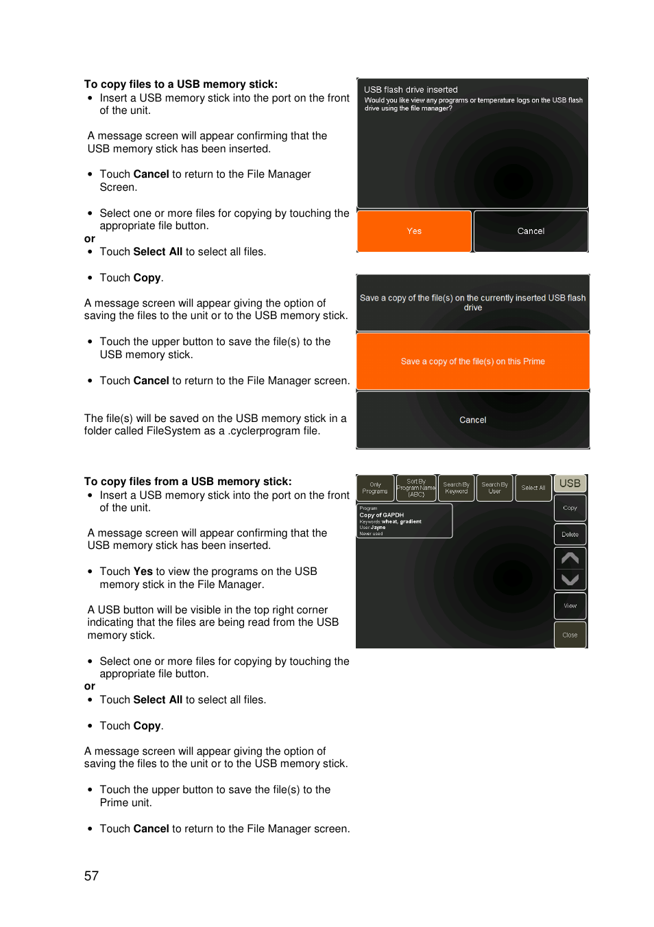 Techne PrimeG User Manual | Page 58 / 67